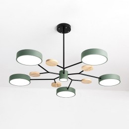 Люстра на штанге Imperiumloft Meade Lamps Green MEADE-01