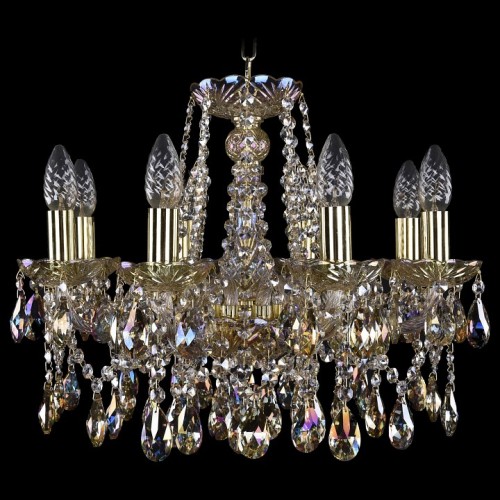 Подвесная люстра Bohemia Ivele Crystal 1413 1413/8/165/G/M701 от Мир ламп