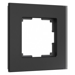 Рамка на 1 пост Werkel Senso черный стекло soft-touch W0013108