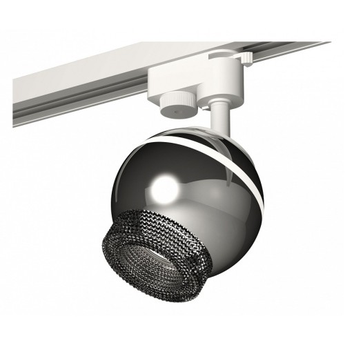 Комплект трекового светильника Ambrella light Track System XT1104002 PSL/BK серебро полированное/тонированный (A2520, C1104, N7192) от Мир ламп