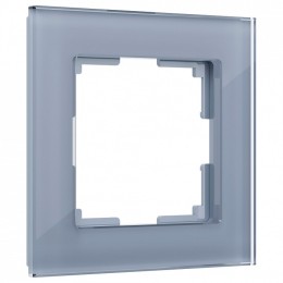 Рамка на 1 пост Werkel Favorit серый стекло W0011115