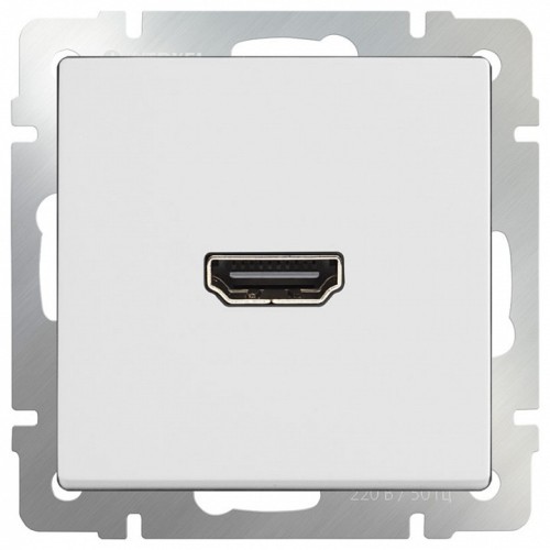 Розетка HDMI без рамки Werkel белый W1186001 от Мир ламп