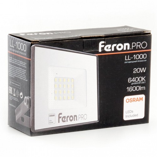 Настенно-потолочный прожектор Feron LL-1000 41538 от Мир ламп