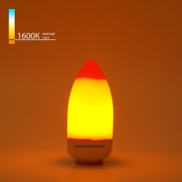 Лампа светодиодная Elektrostandard Лампа пламя E14 3Вт 1600K a055882