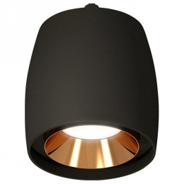 Комплект подвесного светильника Ambrella light Techno Spot XP1142001 SBK/PYG черный песок/золото желтое полированное (A2302, C1142, N7034)