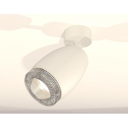 Комплект накладного светильника Ambrella light Techno Spot XM1122002 SWH/CL белый песок/прозрачный (A2202, C1122, N7191) от Мир ламп
