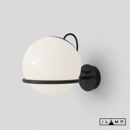 Бра iLamp Globe 10346W/1 BK-WH