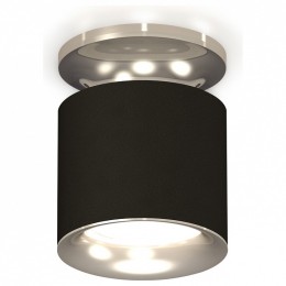 Комплект накладного светильника Ambrella light Techno Spot XS7402083 SBK/PSL черный песок/серебро полированное (N7927, C7402, N7012)
