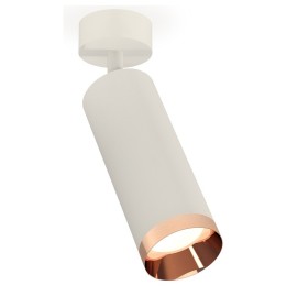 Комплект накладного светильника Ambrella light Techno Spot XM6342006 SWH/PPG белый песок/золото розовое полированное (A2202, C6342, N6135)