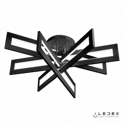 Потолочная люстра iLedex Stalker 9082-R800-X 128W BK от Мир ламп