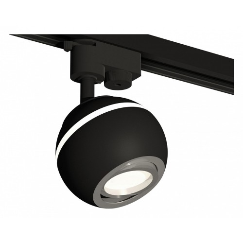 Комплект трекового светильника Ambrella light Track System XT1102022 SBK/PSL черный песок/серебро полированное (A2521, C1102, N7003) от Мир ламп