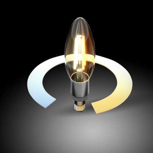Лампа светодиодная с управлением через Wi-Fi Elektrostandard Умная лампа Свеча F E14 5Вт 3300, 4200, 6500K a055921 от Мир ламп