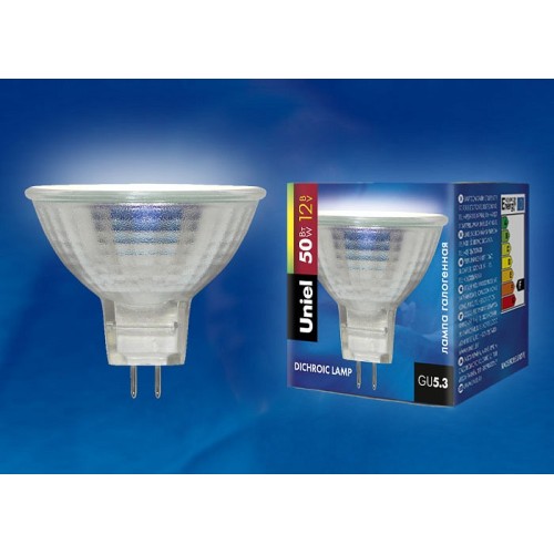 Лампа галогеновая Uniel GU5.3 50Вт K 483 от Мир ламп
