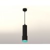 Комплект подвесного светильника Ambrella light Techno Spot XP7402004 SBK/BL черный песок/голубой (A2302, C6343, A2030, C7402, N7194) от Мир ламп
