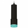 Комплект подвесного светильника Ambrella light Techno Spot XP7402004 SBK/BL черный песок/голубой (A2302, C6343, A2030, C7402, N7194) от Мир ламп