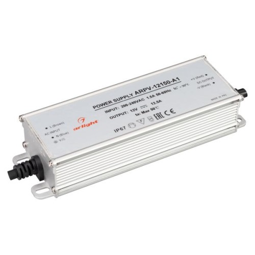 Блок питания Arlight ARPV-12150-A1 12V 150W IP67 12,5A 034206 от Мир ламп