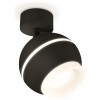Комплект накладного светильника Ambrella light Techno Spot XM1102017 SBK/FR черный песок/белый матовый (A2210, C1102, N7165) от Мир ламп