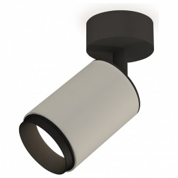Комплект накладного светильника Ambrella light Techno Spot XM6314021 SGR/SBK/PBK серый песок/черный песок/черный полированный (A2210, C6314, N6121)