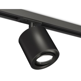 Комплект трекового светильника Ambrella light Track System XT7532020 SBK/PBK черный песок/черный полированный (A2537, C7532, N7002)