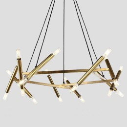 Подвесная люстра Imperiumloft Jonathan Browning Le Pentagone Chandelier 20 Light 40.2364