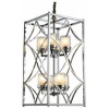 Подвесная люстра LUMINA DECO Quadrato LDP 1223-8 CHR от Мир ламп