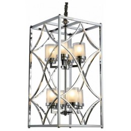 Подвесная люстра LUMINA DECO Quadrato LDP 1223-8 CHR