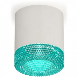 Комплект накладного светильника Ambrella light Techno Spot XS7401023 SWH/BL белый песок/голубой (C7401, N7194)