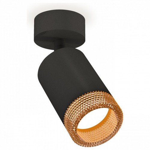 Комплект накладного светильника Ambrella light Techno Spot XM6313005 SBK/CF черный песок/кофе (A2210, C6313, N6154) от Мир ламп