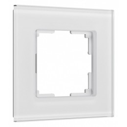 Рамка на 1 пост Werkel Senso белый стекло soft-touch W0013101