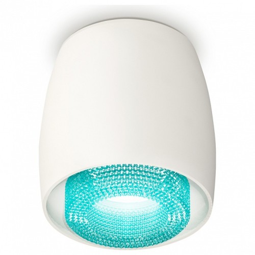 Комплект накладного светильника Ambrella light Techno Spot XS1141023 SWH/BL белый песок/голубой (C1141, N7194) от Мир ламп
