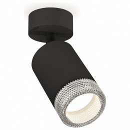 Комплект накладного светильника Ambrella light Techno Spot XM6313001 SBK/CL черный песок/прозрачный (A2210, C6313, N6150)