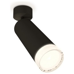 Комплект накладного светильника Ambrella light Techno Spot XM6343011 SBK/FR/CL черный песок/белый матовый/прозрачный (A2210, C6343, N6241)