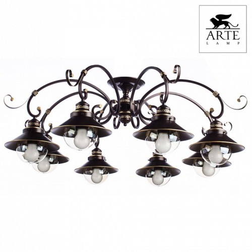 Потолочная люстра Arte Lamp 7 A4577PL-8CK от Мир ламп