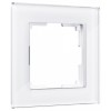 Рамка на 1 пост Werkel Favorit белый стекло W0011101 от Мир ламп