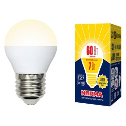 Лампа светодиодная Volpe  E27 7Вт 3000K UL-00003823