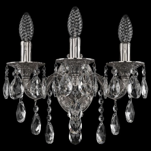 Бра Bohemia Ivele Crystal 7101 7101B11/3/125 B Ni от Мир ламп