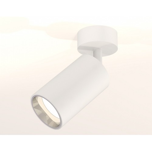 Комплект накладного светильника Ambrella light Techno Spot XM6322003 SWH/PSL белый песок/серебро полированное (A2202, C6322, N6112) от Мир ламп
