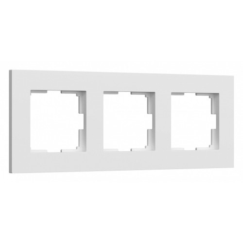 Рамка на 3 поста Werkel Slab белый матовый W0032961 от Мир ламп