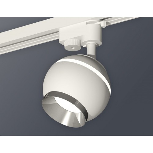 Комплект трекового светильника Ambrella light Track System XT1101021 SWH/PSL белый песок/серебро полированное (A2520, C1101, N7032) от Мир ламп