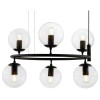 Подвесная люстра LUMINA DECO Ceredo LDP 6034-6 RND BK от Мир ламп