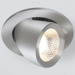 Встраиваемый светодиодный светильник Elektrostandard 9918 LED 9W 4200K серебро Osellu a052457