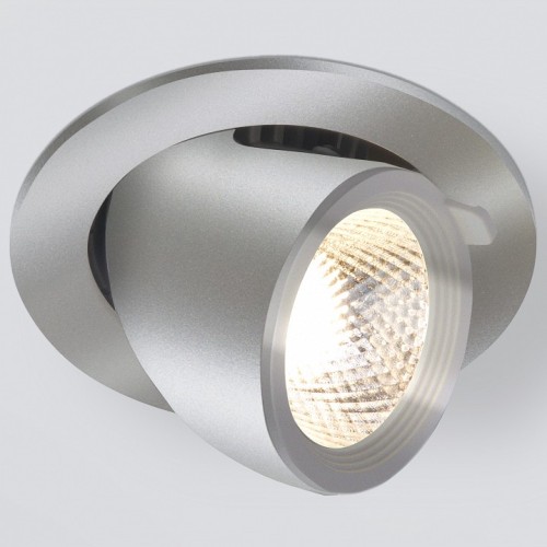 Встраиваемый светодиодный светильник Elektrostandard 9918 LED 9W 4200K серебро Osellu a052457 от Мир ламп